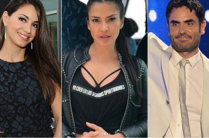 Valerie Domínguez, exreina; Katherine Porto, actriz; y Lincoln Palomeque, actor.