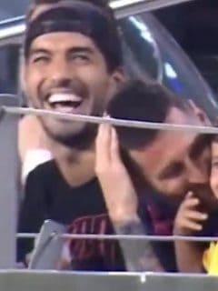Luis Suárez y Lionel Messi
