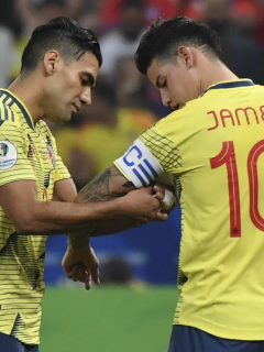 Falcao García y James Rodríguez