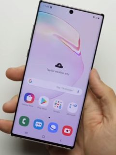 Galaxy Note 10 y iPhone XS Max