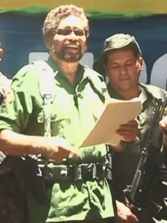 'Iván Márquez' y 'Jesús Santrich'