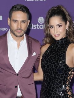 Sebastián Caicedo y Carmen Villalobos, actores.