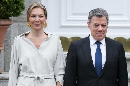 'Tutina' de Santos, exprimera dama, y Juan Manuel Santos, expresidente.
