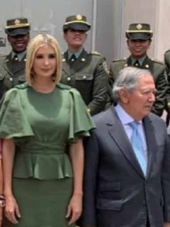 Ivanka Trump, Marta Lucia Ramírez y Guillermo Botero.