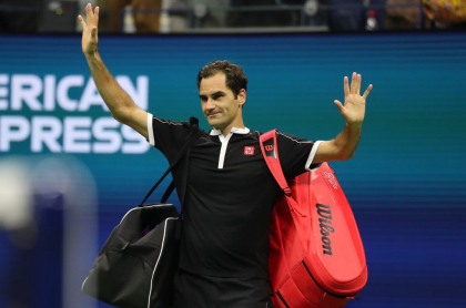 Roger Federer en el US Open 2019