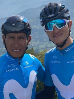 Nairo Quintana y Winner Anacona