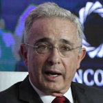 Álvaro Uribe y Diego Cadena