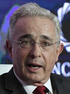 Álvaro Uribe y Diego Cadena