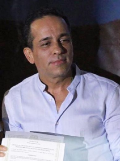 Alexánder López y Álvaro Uribe