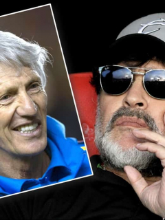 José Pékerman y Diego Maradona