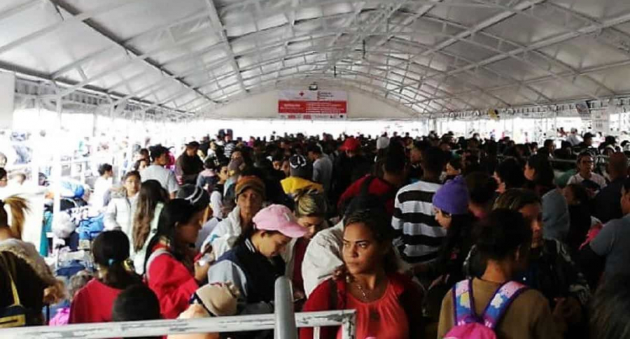 Venezolanos en Ipiales