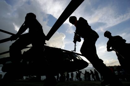 Helicóptero ruso en Venezuela.