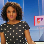 Mábel Lara, presentadora de Noticias Uno