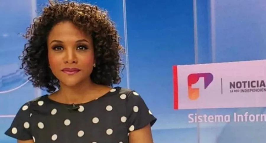 Mábel Lara, presentadora de Noticias Uno