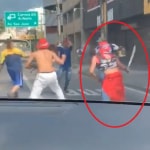 Pelea a machete entre hinchas del Medellín