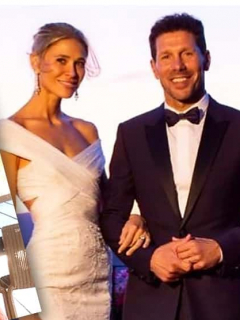 Carla Pereyra y Diego Simeone