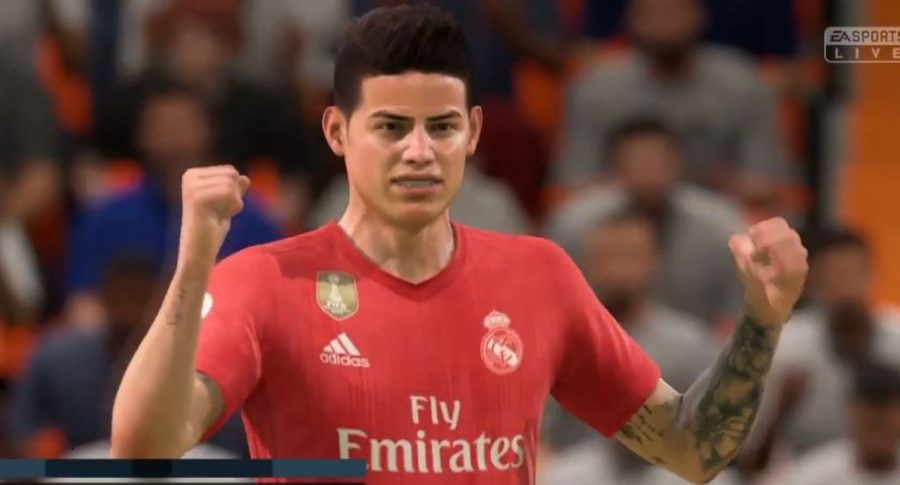 James Rodríguez en videojuego Fifa