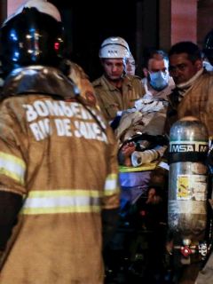 Incendio en hospital de Río de Janeiro