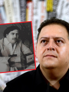 Pablo Escobar y su hijo Juan Pablo Escobar