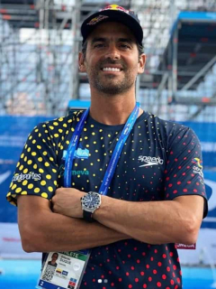 Orlando Duque, clavadista colombiano.