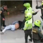 Agresión policial en Universidad de Cundinamarca