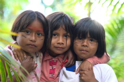 Niños indígenas
