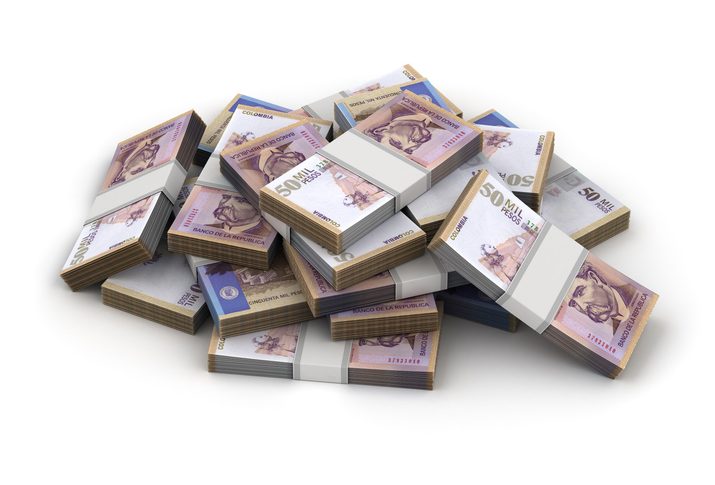 Pesos colombianos