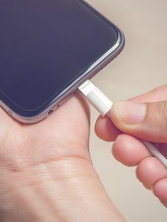 iPhone cargando
