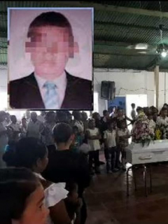 Sepelio niño en Magdalena