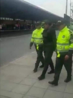 Falsa policía en Bogotá