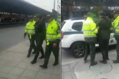 Falsa policía en Bogotá