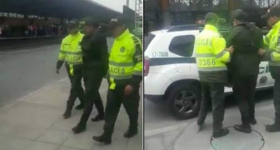 Falsa policía en Bogotá