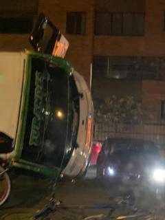 Accidente en calle 127