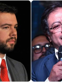 Carlos Fernando Galán y Gustavo Petro.
