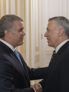 Iván Duque y Philip Goldberg