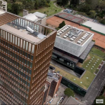 Vista aéreas de la Universidad Javeriana