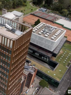 Vista aéreas de la Universidad Javeriana