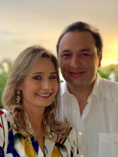 Inés María Zabaraín y Jorge Alfredo Vargas