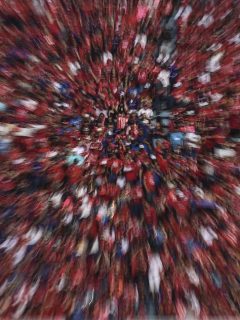 Hinchas del Independiente Medellín.