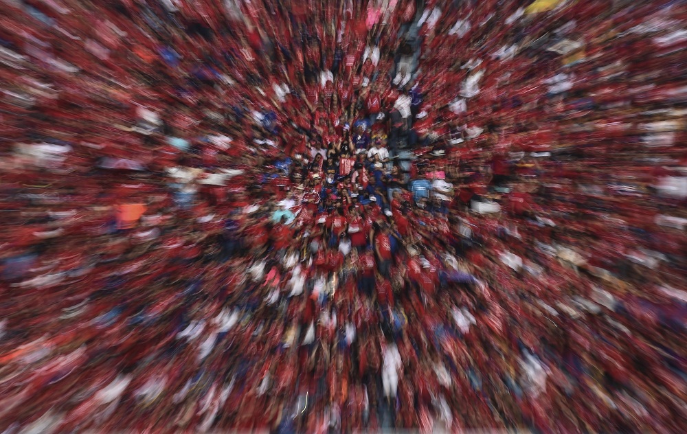 Hinchas del Independiente Medellín.
