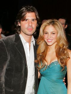 Antonio de la Rúa y la cantante Shakira.