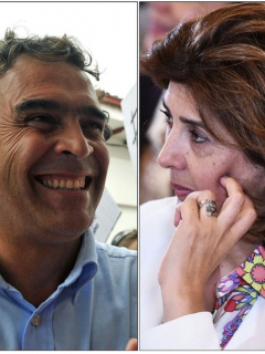 Sergio Fajardo y María Ángela Holguín