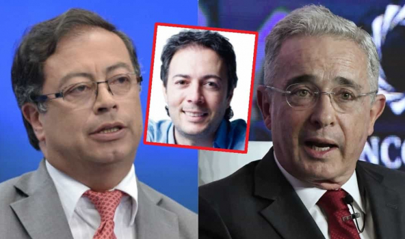 Gustavo Petro, Daniel Quintero y Álvaro Uribe