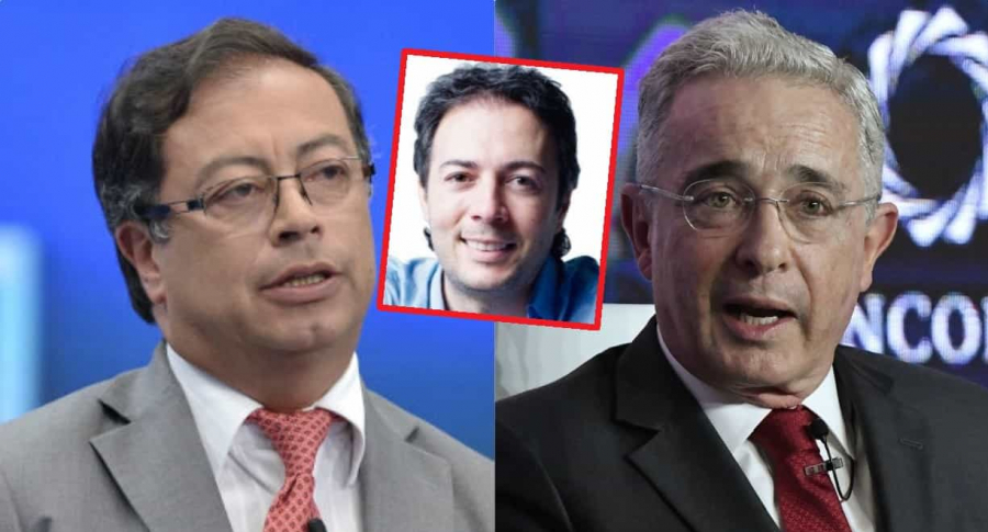 Gustavo Petro, Daniel Quintero y Álvaro Uribe