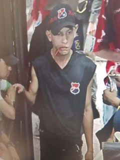 Vándalo hincha del Medellín