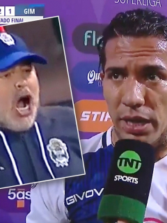 Diego Maradona y Dayro Moreno