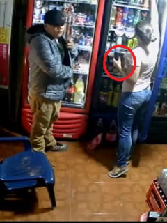 Robo en supermercado en Medellín