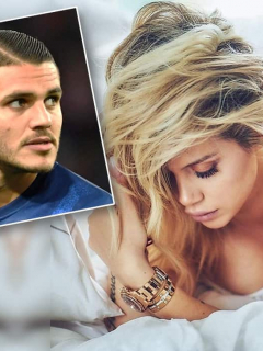 Mauro Icard y Wanda Nara