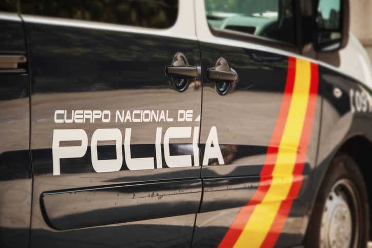 Carro de policía de España
