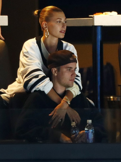 Justin Bieber, cantante, y Hailey Baldwin, modelo.